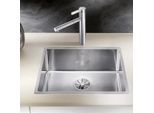 Blanco Claron Spüle 521576 500-IF, 54 x 44 cm, Edelstahl Seidenglanz, ohne Ablauffernbedienung