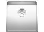 Blanco Claron Spüle 521573 400-U, 44 x 44 cm, Edelstahl Seidenglanz, ohne Ablauffernbedienung