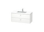 Duravit Brioso c-bonded Waschtisch mit Unterbau BR4608N1818, 120x48cm, Weiß Matt, ohne Hahnloch