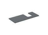 Geberit One Waschtisch-Platte 505315003 120 x 3 x 47 cm, lava/lackiert matt, Ausschnitt rechts