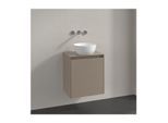 Villeroy und Boch Collaro Waschtischunterschrank C149B0VM 50x54,8x38cm, Waschtisch mittig, LED-Beleuchtung 3,4 W, taupe