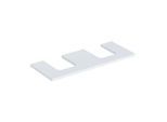 Geberit One Waschtisch-Platte 505335002 120 x 3 x 47 cm, weiß/lackiert matt, Ausschnitt zweifach