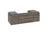 Villeroy und Boch Legato Waschtischunterschrank B69600RK 120x38x50cm, Waschtisch mittig, Stone Oak