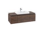 Villeroy & Boch Legato Waschtischunterschrank B68200VH 120x38x50cm, Arizona Oak