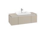 Villeroy & Boch Legato Waschtischunterschrank B682L0VK 120x38x50cm, mit LED-Beleuchtung, Soft Grey