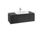 Villeroy & Boch Legato Waschtischunterschrank B68200PD 120x38x50cm, Black Matt Lacquer