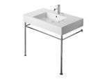 Duravit Metallkonsole Vero verchromt, für WT 032985, höhenverstellbar