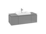 Villeroy & Boch Legato Waschtischunterschrank B68200FP 120x38x50cm, Glossy Grey
