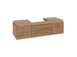 Villeroy und Boch Legato Waschtischunterschrank B68200RH 120x38x50cm, Waschtisch mittig, Kansas Oak