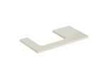 Geberit One Waschtisch-Platte 505303004 90 x 3 x 47 cm, sand-grau/lackiert hochglänzend, Ausschnitt links