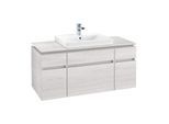 Villeroy & Boch Legato Waschtischunterschrank B68300E8 120x55x50cm, White Wood