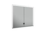 Keuco Royal Lumos Spiegelschrank 14312172301 Wandeinbau, silber-eloxiert, verdecktes Ablagefach, 800 x 735 x 165 mm