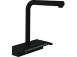 hansgrohe Aquno Select M81 Küchenarmatur 73830670 mattschwarz, mit Ausziehbrause, 2jet, sBox