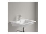 Villeroy und Boch Venticello Waschtisch 4124G6RW 60x50cm, stone white C-plus, mit Hahnloch, mit Überlauf, Unterseite geschliffen