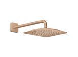 hansgrohe Axor Citterio C Kopfbrause 270 1jet 28790310 mit Brausearm, brushed red gold optic