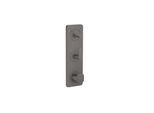 hansgrohe Axor Citterio C Thermostatmodul 49700340 ohne Struktur, brushed black chrome, Unterputz, mit Platte