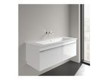 Villeroy und Boch Venticello Möbel-Waschtisch 4104CJRW 120x50cm, stone white C-plus, ohne Hahnloch, mit Überlauf