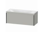 Duravit XViu Waschtisch-Unterschrank XV4612NB207C 120x48cm, 1 Auszug, ohne Hahnloch, schwarz matt, Rahmen C, betongrau matt