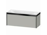 Duravit XViu Waschtisch-Unterschrank XV4612NB207P 120x48cm, 1 Auszug, ohne Hahnloch, schwarz matt, Rahmen P, betongrau matt
