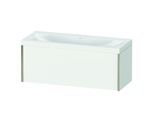 Duravit XViu Waschtisch-Unterschrank XV4612NB118C 120x48cm, 1 Auszug, ohne Hahnloch, champagner matt, Rahmen C, weiß matt