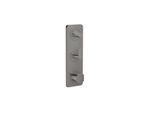 hansgrohe Thermostat Modul 380/120 UP FS 49700330 Unterputz, 2 Verbraucher, Polished Black Chrome