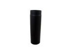 Bertrams ST-Pu Rauchrohr 08RL500-130L 500 mm, Ø 130 mm, pulverbeschichtet, schwarz