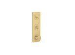hansgrohe Axor Citterio C Thermostatmodul 380/120, 49700250 Unterputz, 2 Verbraucher, Brushed Gold Optic