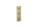 hansgrohe Axor Citterio C Thermostatmodul 49701140 cubic cut, brushed bronze, Unterputz, mit Platte