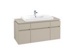 Villeroy & Boch Legato Waschtischunterschrank B69700VK 120x55x50cm, Soft Grey