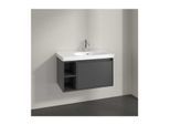 Villeroy und Boch Skyla Waschtischunterschrank C78700VR 1 Auszug, 772 x 436 x 439 mm, Graphite