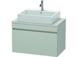 Duravit DuraStyle Waschtisch-Unterschrank DS530200707 80 x 47,8 cm, betongrau matt, für Konsole, 1 Auszug