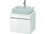 Duravit DuraStyle Waschtisch-Unterschrank DS530002222 60 x 47,8 cm, weiß hochglanz, für Konsole, 1 Auszug