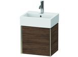Duravit XViu Waschtisch-Unterschrank XV4231RB121 43,4x33,4x39,7cm, champagner matt, Tür rechts, nussbaum dunkel