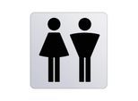 Keuco Türschild Plan 14971010000 Symbol Damen/Herren, verchromt