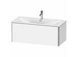 Duravit XSquare Waschtisch-Unterschrank XS422501818 101x39,7x47,8cm, weiß matt, 1 Auszug