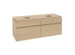 Villeroy & Boch Legato Waschtischunterschrank B59200VJ 140x55x50cm, Nordic Oak