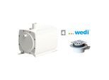 SFA SaniFloor Schmutzwasserhebeanlage 0055P für befliesbare Duschtasse, Gesamthöhe 60 mm, weiß