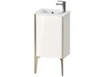 Duravit XViu Waschtisch-Unterschrank XV4480RB122 41x29x59,4cm, stehend, champagner matt, Anschlag rechts, weiß hochglanz