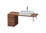 Duravit DuraStyle Waschtisch-Unterschrank DS532002121 30 x 47,8 cm, nussbaum dunkel, für Konsole, 1 Auszug