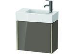 Duravit XViu Waschtisch-Unterschrank XV4232LB189 48,4x39,7x23,4 cm, links, flannel grey hochglanz, 1 Tür, champagner matt