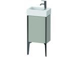 Duravit XViu Waschtisch-Unterschrank XV4530RB207 36,4 x 49,3 x 23,4 cm, rechts, betongrau matt, 1 Tür, schwarz matt