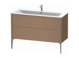 Duravit XViu Waschtisch-Unterschrank XV44840B111 121 x 59,4 x 48 cm, eiche kaschmir, 2 Auszüge, stehend, champagner matt