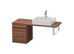 Duravit DuraStyle Waschtisch-Unterschrank DS532102121 40 x 47,8 cm, nussbaum dunkel, für Konsole, 1 Auszug
