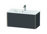 Duravit XViu Waschtisch-Unterschrank XV40790B149 81 x 40 x 39 cm, graphit matt, 1 Auszug, wandhängend, champagner matt