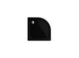 Kaldewei Zirkon Duschwanne 456930000701 90x90x3,5cm, Antislip, schwarz