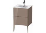 Duravit XViu Waschtisch-Unterschrank XV40690B186 51x42x59,1cm, 2 Auszüge, champagner matt, cappucino hochglanz
