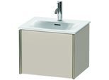 Duravit XViu Waschtisch-Unterschrank XV40310B191 51x42x39,7cm, 1 Auszug, champagner matt, taupe matt