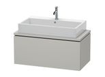 Duravit L-Cube Waschtisch-Unterschrank LC580300707 92 x 47,7 cm, betongrau matt, für Konsole, 1 Auszug
