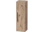 Duravit D-Code Halbhochschrank DC1338RBD550000 Griffe Diamantschwarz, Eiche Marmor, 400x1320x36 mm