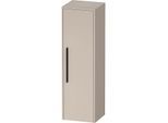 Duravit D-Code Halbhochschrank DC1338RBD910000 Griffe Diamantschwarz, Taupe Matt, 400x1320x36 mm